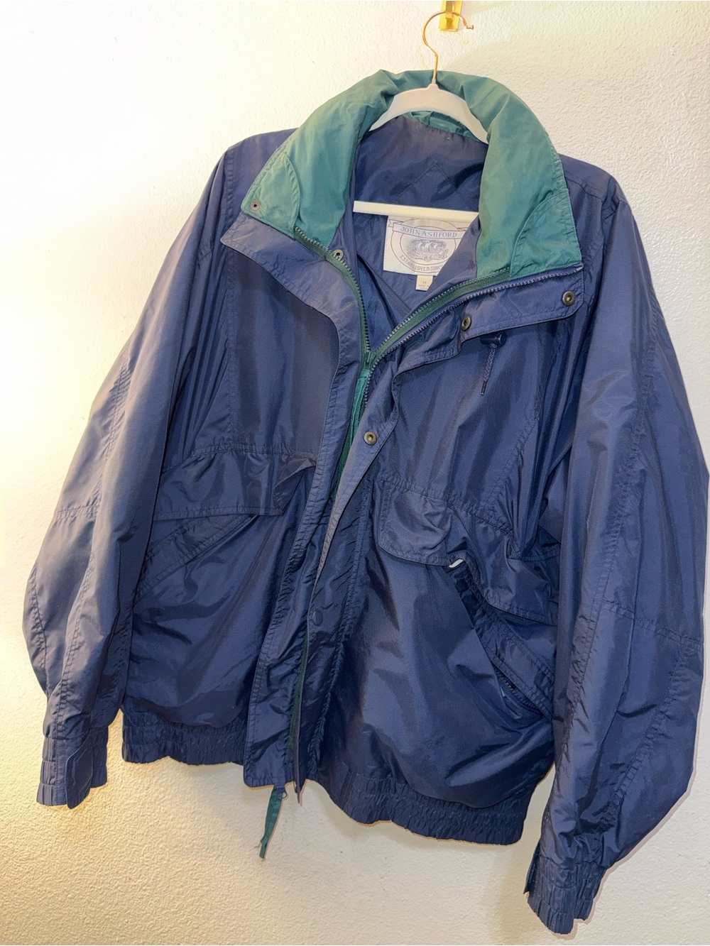 Vintage 1990s John Ashford windbreaker jacket